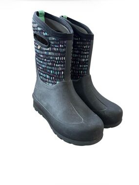 BOGS Neo-Classic Twinkle Boots Youth 6 (EU 39) Black/Purple/Green